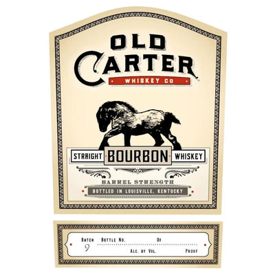 Old Carter Straight Bourbon Small Batch 9 - Main Street Liquor