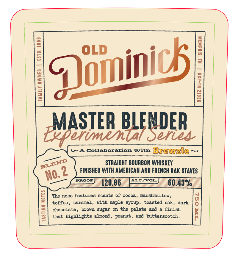 Old Dominick Master Blender Experimental Series Blend No. 2 - Main Street Liquor