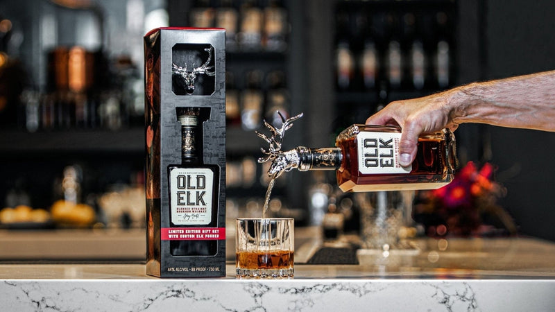 Old Elk Bourbon Limited Edition Gift Set With Custom Elk Pourer - Main Street Liquor