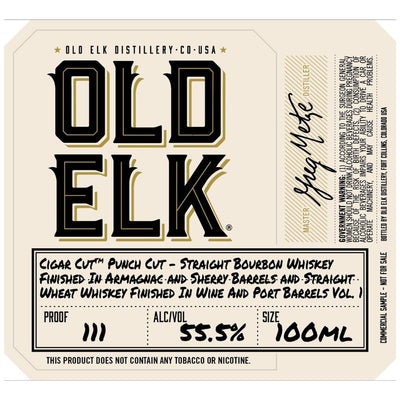 Old Elk Cigar Cut Punch Cut Vol. 1 200ml - Main Street Liquor
