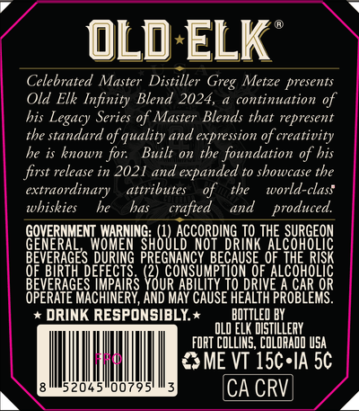 Old Elk Infinity Blend 2024 - Main Street Liquor