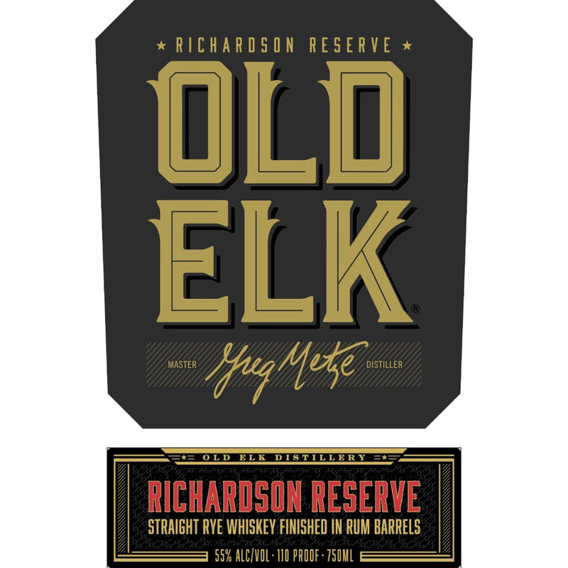 Old Elk Richardson Reserve Straight Rye - Main Street Liquor