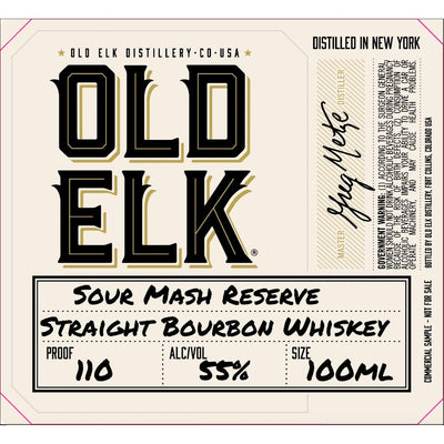 Old Elk Sour Mash Reserve Straight Bourbon - Main Street Liquor