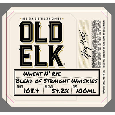 Old Elk Wheat N’ Rye Blend of Straight Whiskies - Main Street Liquor