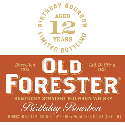 Old Forester Birthday Bourbon 2024 - Main Street Liquor