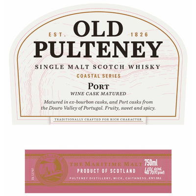 Old Pulteney Coastal Series Port Wine Cask Matured - Main Street Liquor