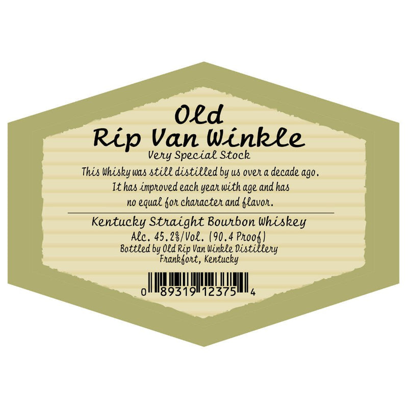Old Rip Van Winkle 10 Year Old 90.4 Proof - Main Street Liquor