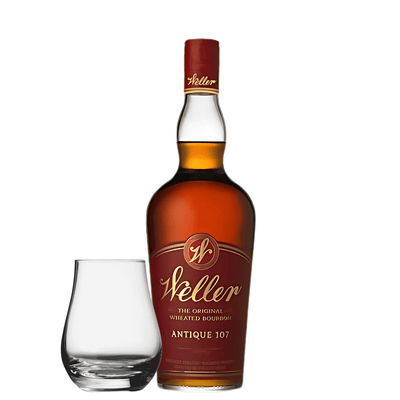 Old Weller Antique 107 Wheated Bourbon with Spey Dram Glass - BuyMyLiquor