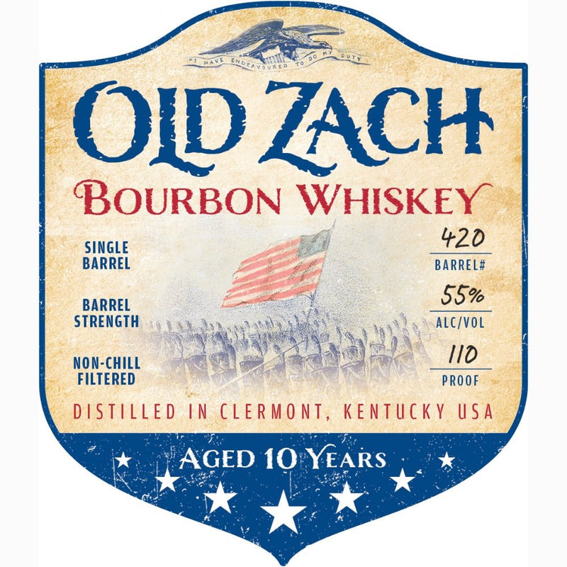 Old Zach 10 Year Old Bourbon Whiskey - Main Street Liquor