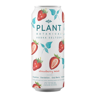 Plant Botanical Strawberry Mint Vodka Seltzer 4PK - Main Street Liquor
