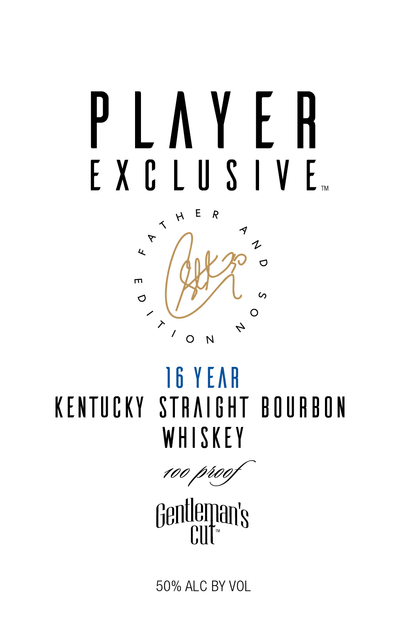 Player Exclusive 16 Year Kentucky Straight Bourbon Whiskey Gentleman’s Cut - Main Street Liquor