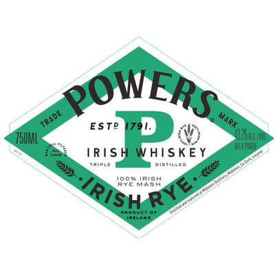 Powers Irish Rye Whiskey 1L - Main Street Liquor
