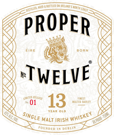 Proper No. Twelve 13 Year Old Single Malt Irish Whiskey Limited Release No. 01 - Main Street Liquor