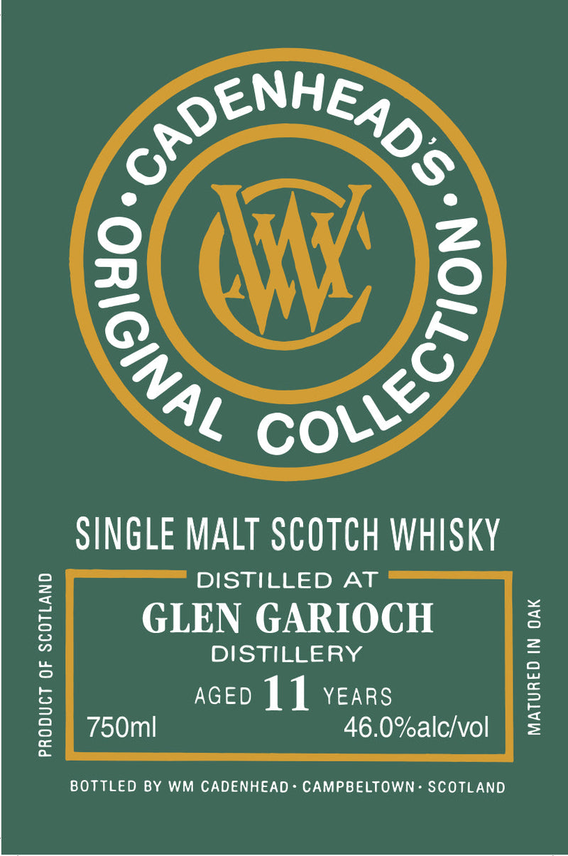 Cadenhead’s Glen Garioch 11 Year - Old Single Malt Scotch Whisky - Main Street Liquor