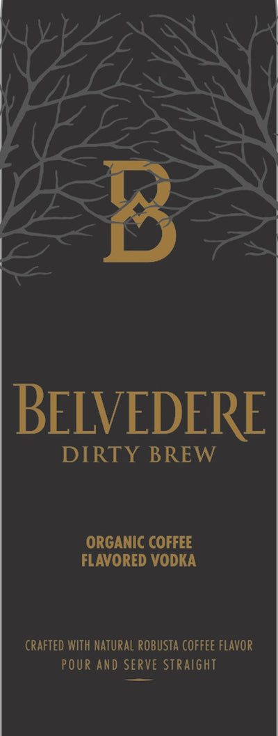 Belvedere Dirty Brew Organic Coffee Flavored Vodka Belvedere Vodka