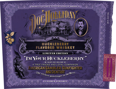 Doc Holliday Huckleberry Flavored Whiskey “I’m Your Huckleberry” Limited Edition Doc Holliday