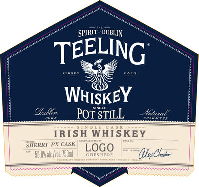 Teeling Single Pot Still Irish Whiskey Sherry PX Cask Single Cask Teeling Whiskey