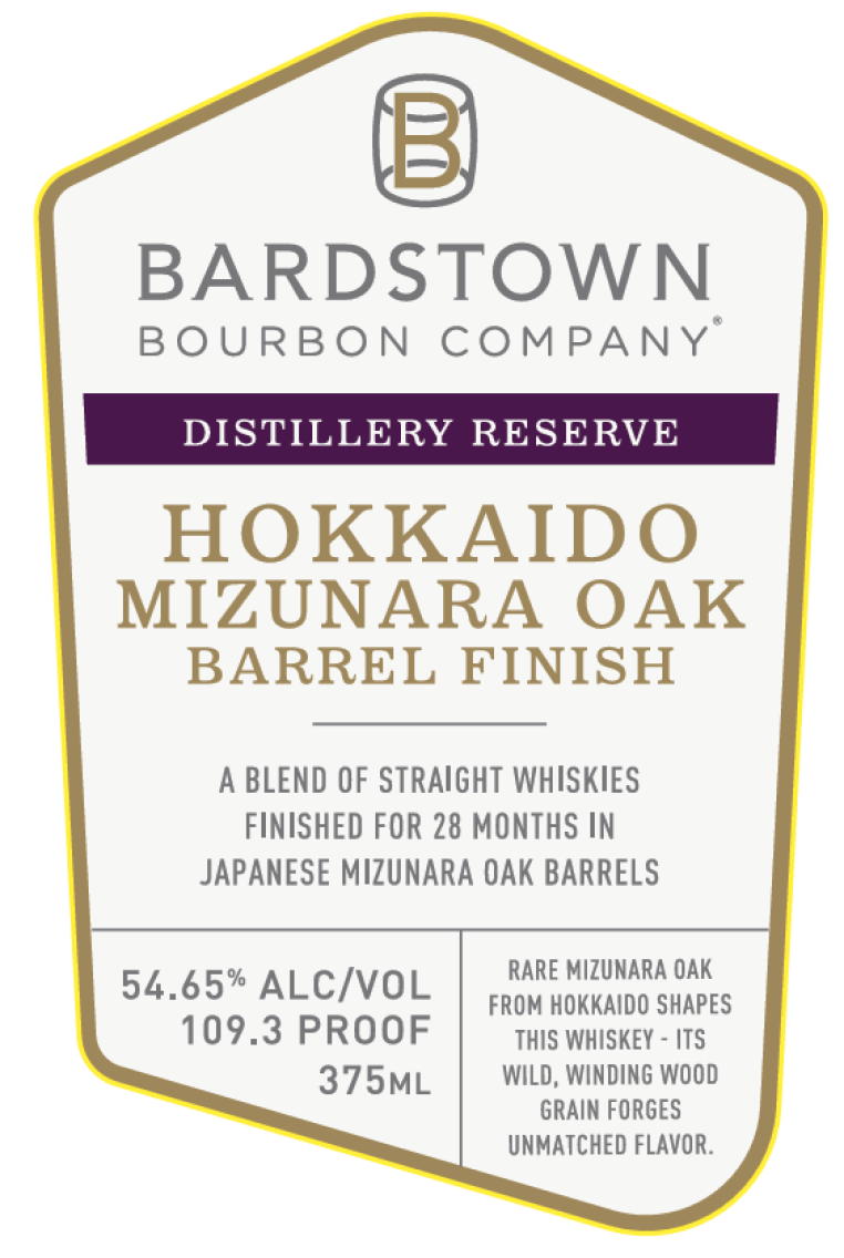 Bardstown Bourbon Hokkaido Mizunara Oak Barrel Finish Distillery Reserve 375mL Bardstown Bourbon Company