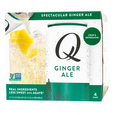 Q Ginger Ale by Joel McHale 4pk - Main Street Liquor