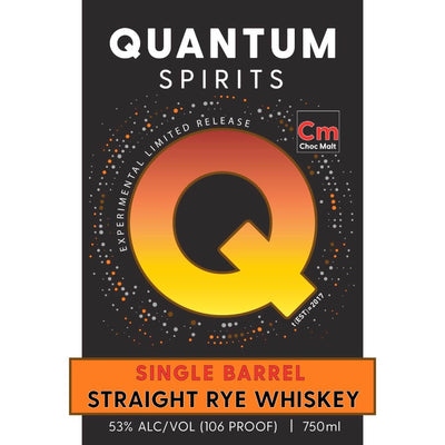 Quantum Spirits Experimental Single Barrel Chocolate Malt Straight Rye - Main Street Liquor