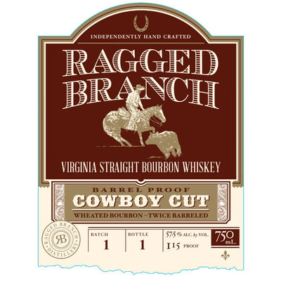 Ragged Branch Cowboy Cut Virginia Straight Bourbon - Main Street Liquor