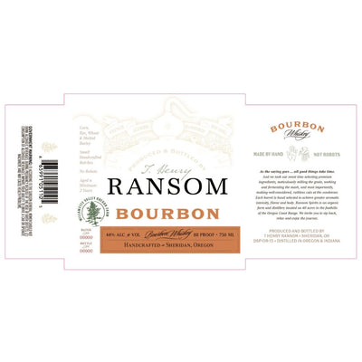 Ransom Bourbon - Main Street Liquor