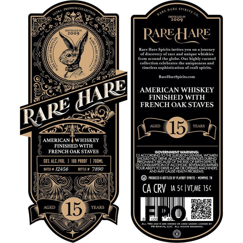 Rare Hare 15 Year Old Whiskey Finished With French Oak Staves - Main Street Liquor