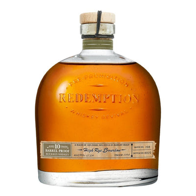 Redemption 10 Year Old Barrel Proof High Rye Bourbon - Main Street Liquor
