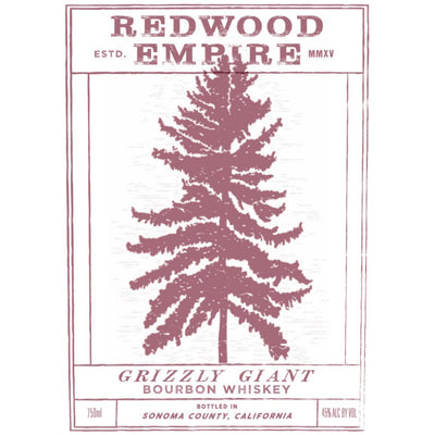 Redwood Empire Grizzly Giant Bourbon - Main Street Liquor