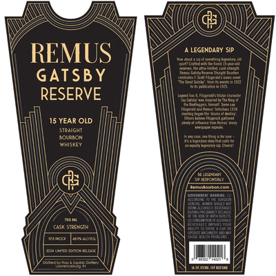 Remus Gatsby Reserve 2024 Release - Main Street Liquor