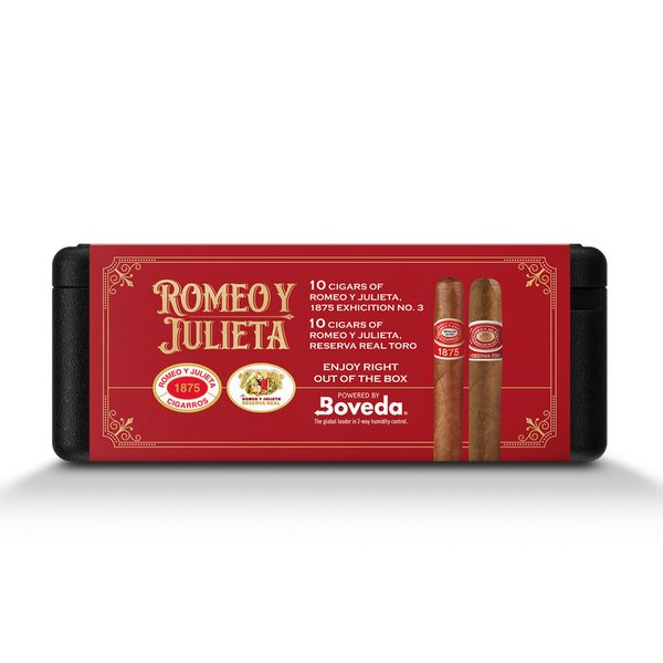 Romeo Y Julieta 20 Premium Cigars Set + Personal Humidor by CigarBros - Main Street Liquor