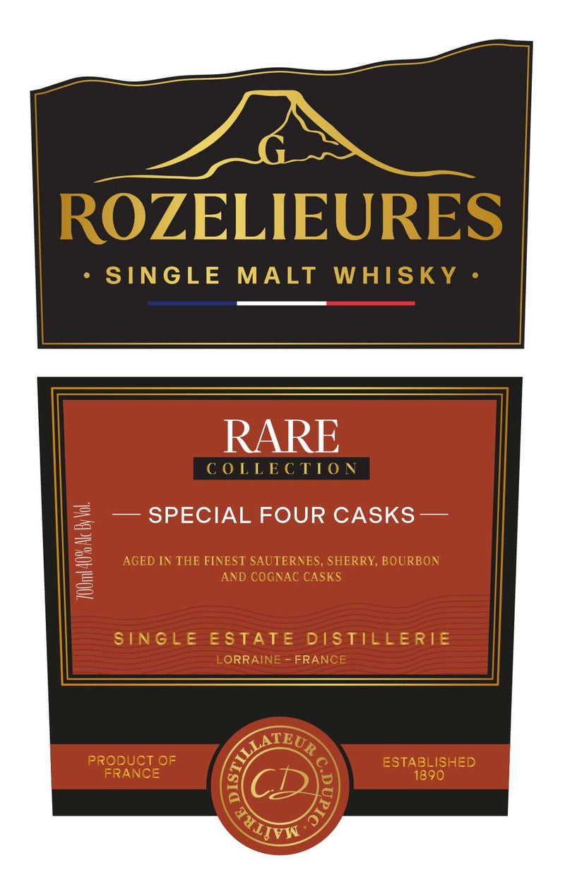 Rozelieures Rare Collection Single Malt Whisky Special Four Casks, 700ml - Main Street Liquor