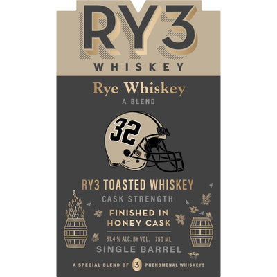 RY3 Honey Cask Finished Toasted Whiskey - Main Street Liquor