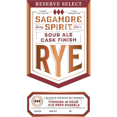 Sagamore Spirit Reserve Select Sour Ale Cask Finish Rye - Main Street Liquor