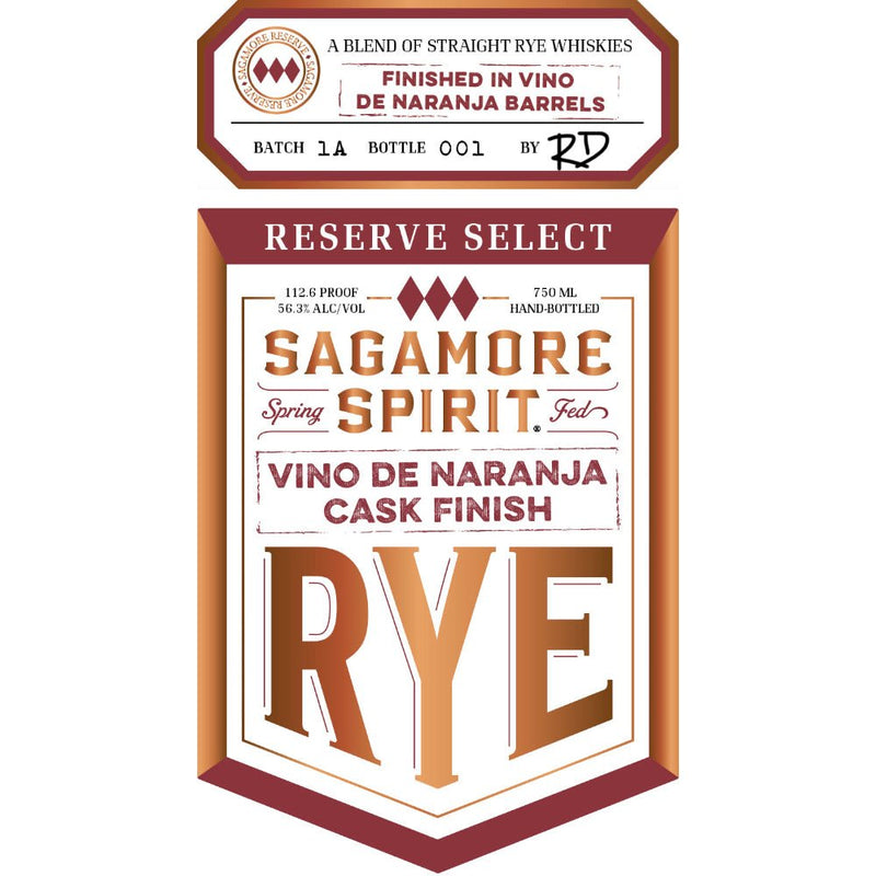 Sagamore Spirit Reserve Select Vino de Naranja Cask Finish Rye - Main Street Liquor