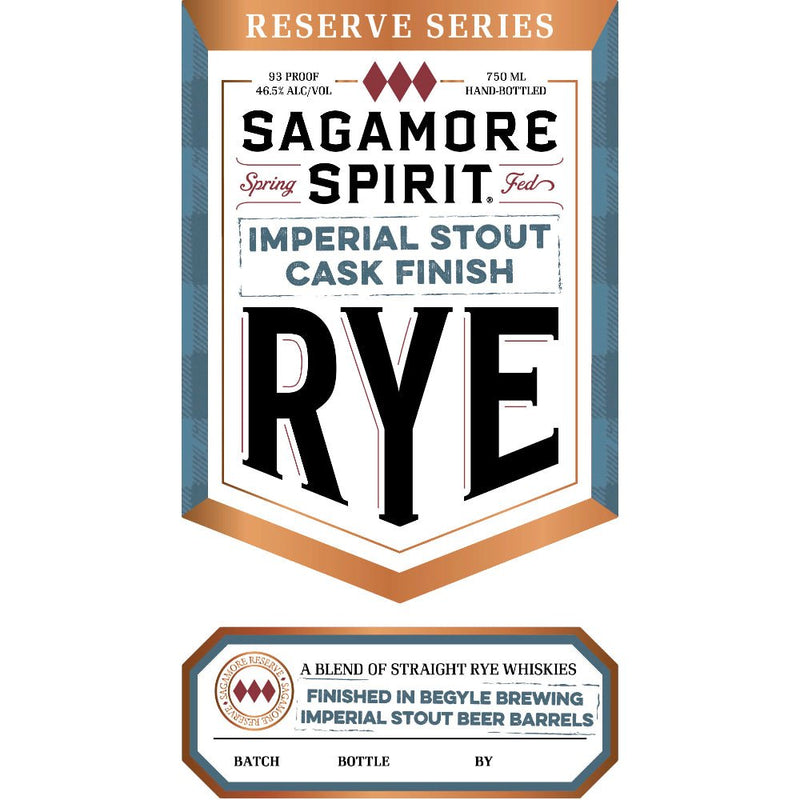 Sagamore Spirit Reserve Series Imperial Stout Cask Finish Rye - Main Street Liquor