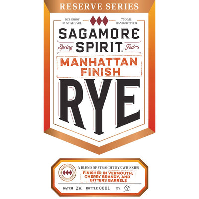 Sagamore Spirit Reserve Series Manhattan Finish Rye - Main Street Liquor