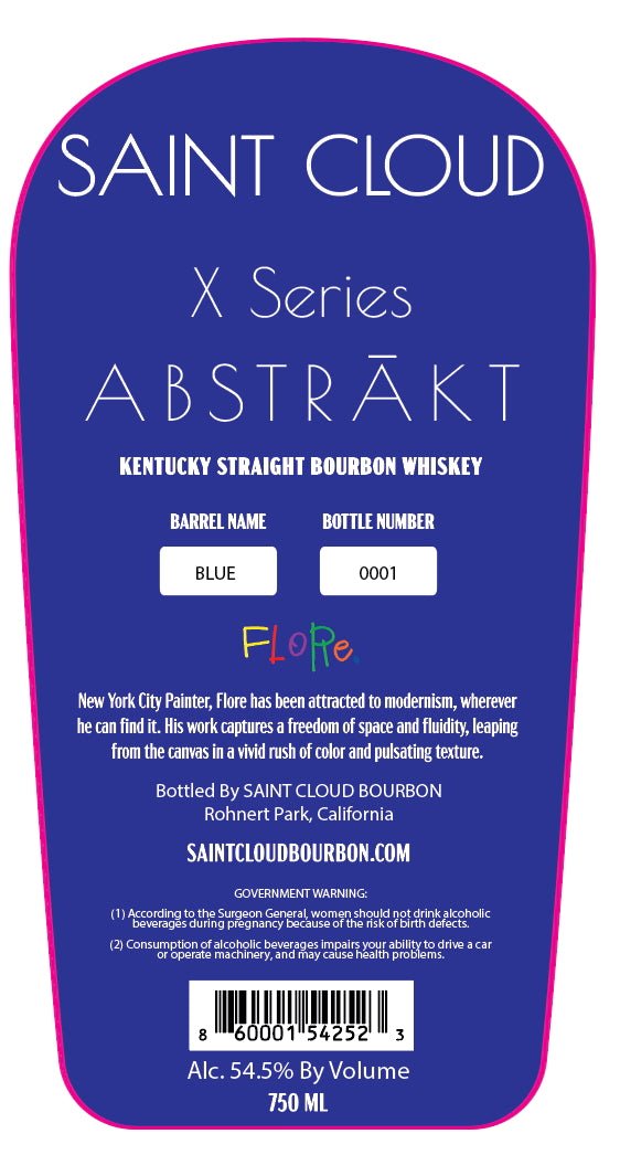 Saint Cloud X Series ABSTRAKT Kentucky Straight Bourbon Whiskey - Main Street Liquor