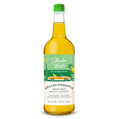 Saltwater Woody Grilled Pineapple Flavored Rum 1L - Main Street Liquor