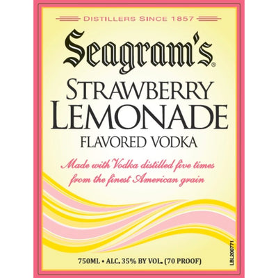 Seagram’s Strawberry Lemonade Vodka - Main Street Liquor