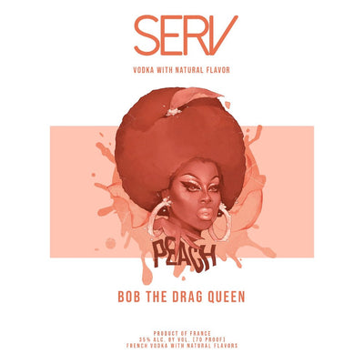 Serv Bob The Drag Queen Peach Vodka - Main Street Liquor