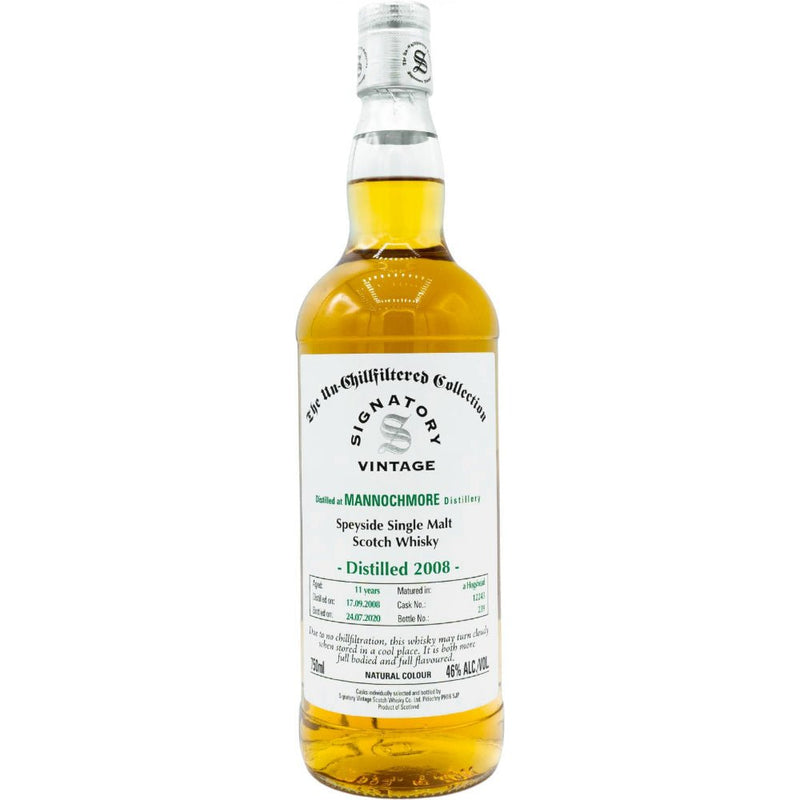 Signatory The Un-Chillfiltered Collection 11 Year Old Mannochmore 2008 - Main Street Liquor