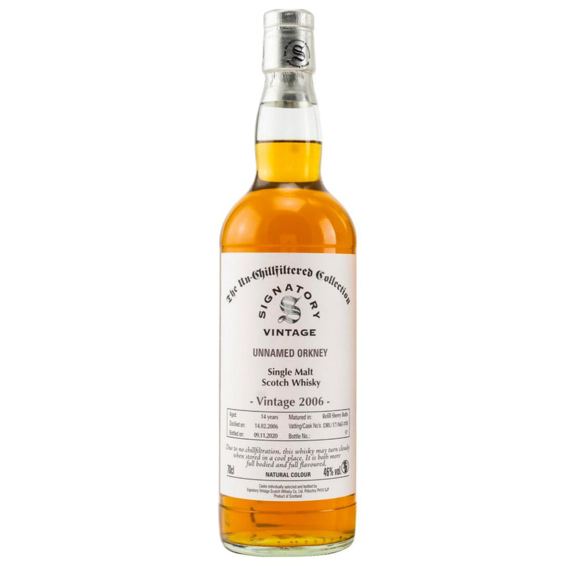 Signatory The Un-Chillfiltered Collection 14 Year Old Unnamed Orkney 2006 - Main Street Liquor