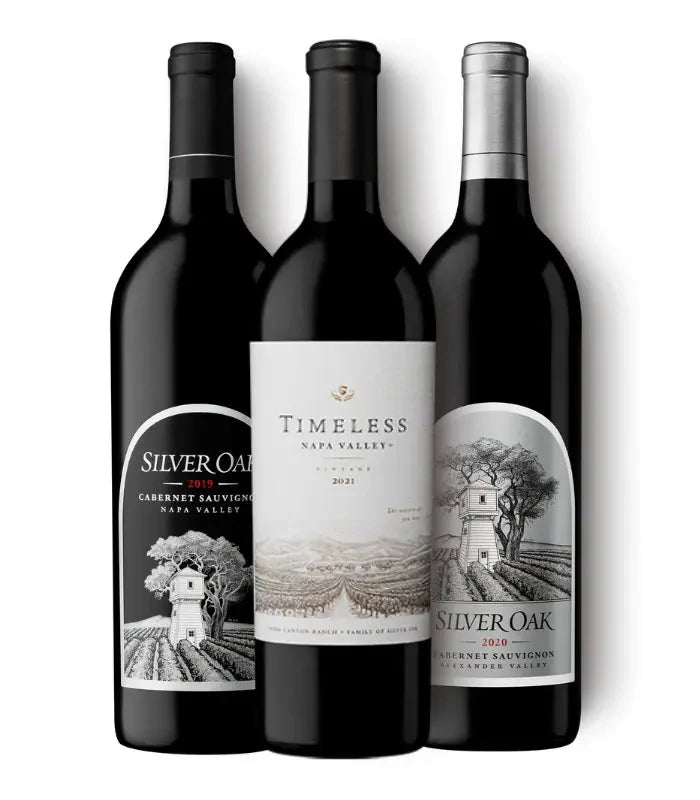 Silver Oak Napa & Alexander Valley Cabernet & Timeless Napa Valley Red Bundle - Main Street Liquor