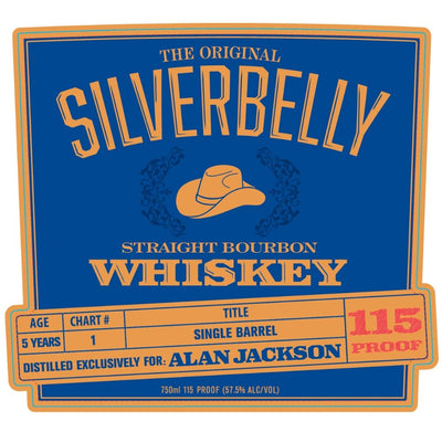 Silverbelly 5 Year Old Single Barrel Bourbon by Alan Jackson - Main Street Liquor