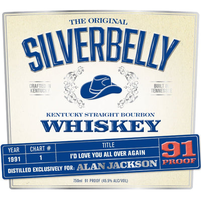 Silverbelly Bourbon By Alan Jackson - I'd Love You All Over Again Year 1991 - Main Street Liquor