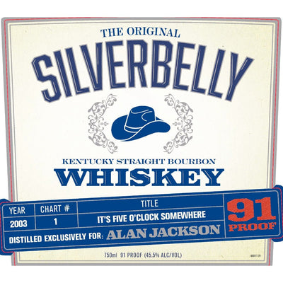 Silverbelly Bourbon By Alan Jackson - It’s Five O’Clock Somewhere Year 2003 - Main Street Liquor