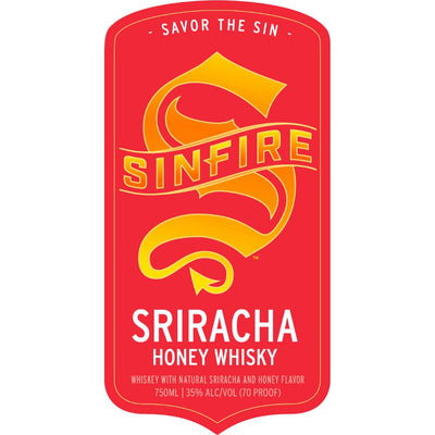 Sinfire Sriracha Honey Whisky - Main Street Liquor