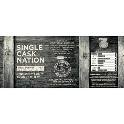Single Cask Nation Wild Turkey 12 Year Old Bourbon - Main Street Liquor
