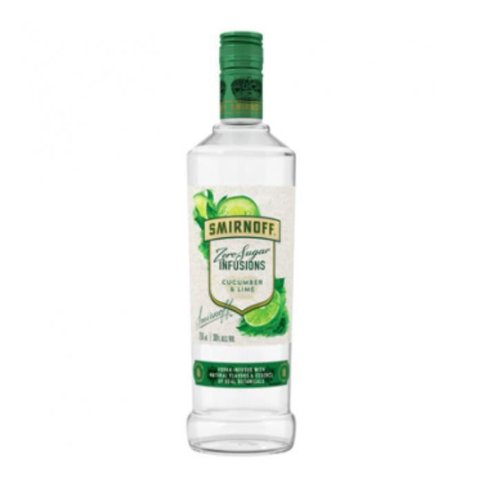 Smirnoff Zero Sugar Infusions Cucumber and Lime - Main Street Liquor
